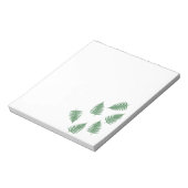 Bloc-notes élégant Lucky Green Fern (Tourné)