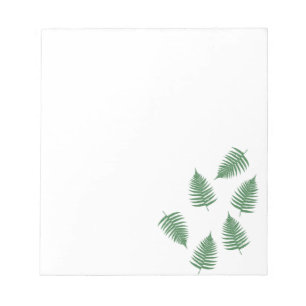 Bloc-notes élégant Lucky Green Fern