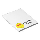 Bloc-notes Emoji personnalisé (Incliné)