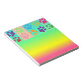 Bloc-notes Empreintes de pattes (Incliné)