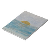 Bloc-notes en aquarelle de l'océan (Tourné)
