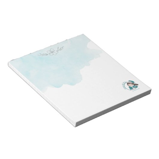 Bloc-notes en blanc (Incliné)