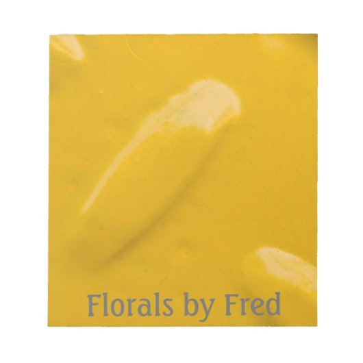 Bloc-notes en cartons jaunes (Devant)