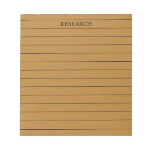 Bloc-notes en cuivre - Papier à lettres élégant et