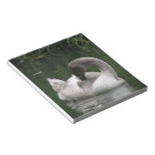 Bloc-notes en cygne dormant (Incliné)