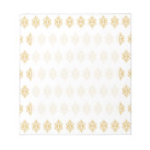 Bloc-notes en dentelle blanc (Devant)