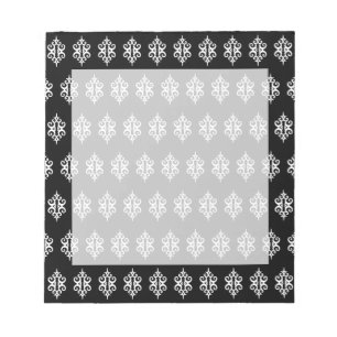 Bloc-notes en dentelle noire