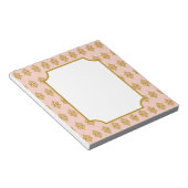 Bloc-notes en dentelle rose antique (Incliné)