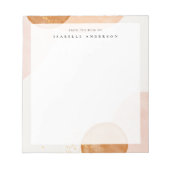 Bloc-notes en forme d'aquarelle Abstraite (Devant)