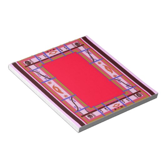 Bloc-notes en forme de courbe (Incliné)