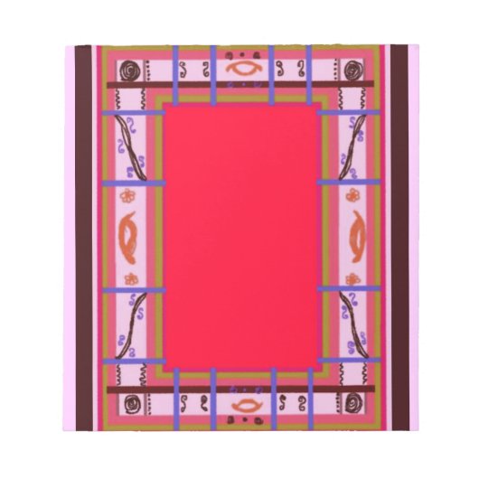 Bloc-notes en forme de courbe (Devant)