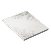 Bloc-notes en ivoire d'aquarelle (Incliné)