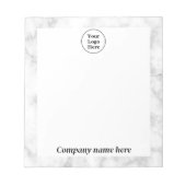 Bloc-notes en marbre blanc (Devant)