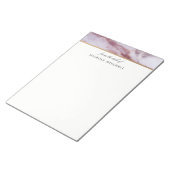 Bloc-notes en marbre rose (Incliné)