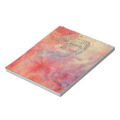 Bloc-notes en marbre rose (Tourné)