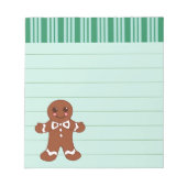 Bloc-notes en pain d'épices (Devant)