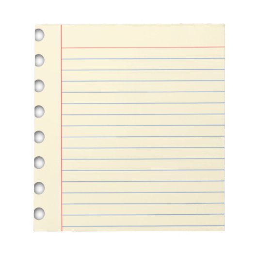 Bloc-notes en papier relié (Devant)