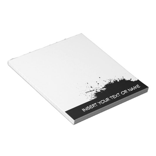 Bloc-notes en tache d'encre (Incliné)