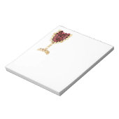 Bloc-notes en verre de vin de liège (Tourné)