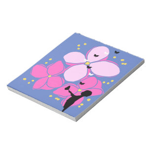 Bloc-notes enfants avec les papillons