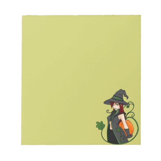 Bloc-notes ensorcelant d'Halloween (Devant)