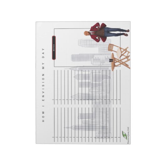 Bloc-notes envisagé : Design 7 (Tourné)