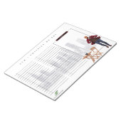 Bloc-notes envisagé : Design 7 (Incliné)