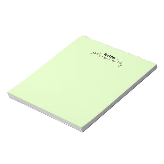 Bloc-notes esthétique à vigne minimaliste (Tourné)