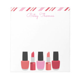 Bloc-notes et ongles polonais personnalisé Bloc-no