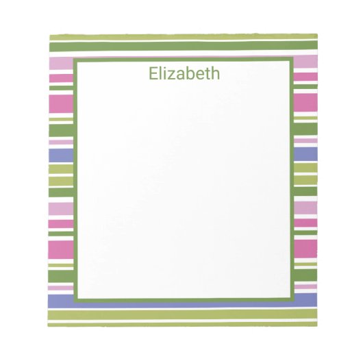 Bloc-notes étroit multibande (Devant)