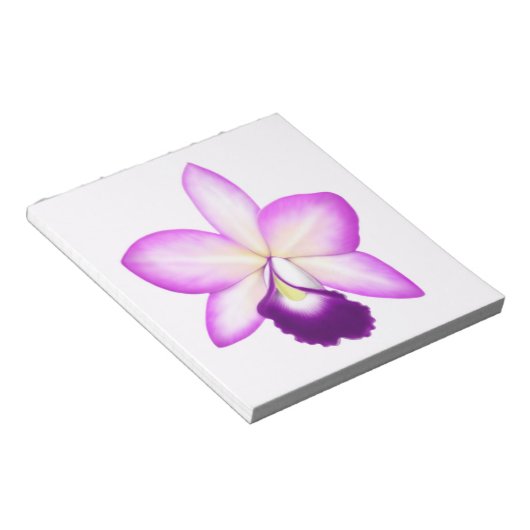 Bloc-notes exotique pour orchidée de Cattleya (Incliné)