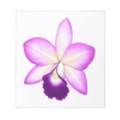 Bloc-notes exotique pour orchidée de Cattleya (Devant)