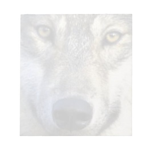 Bloc-notes face Wolf 5.6x6" (Devant)