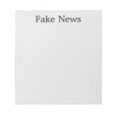 Bloc-notes "Fake News" (Devant)
