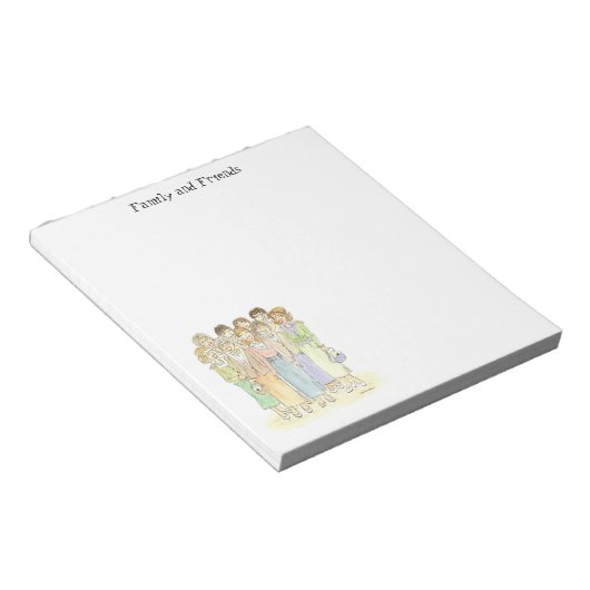 Bloc-notes Famille et amis (Incliné)