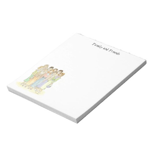 Bloc-notes Famille et amis (Tourné)