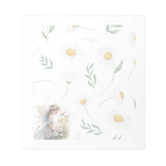 Bloc-notes Fée Daisy – Papeterie Florale Fantaisis (Devant)