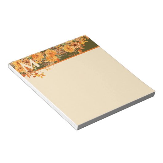 Bloc-notes festif d'automne (Incliné)