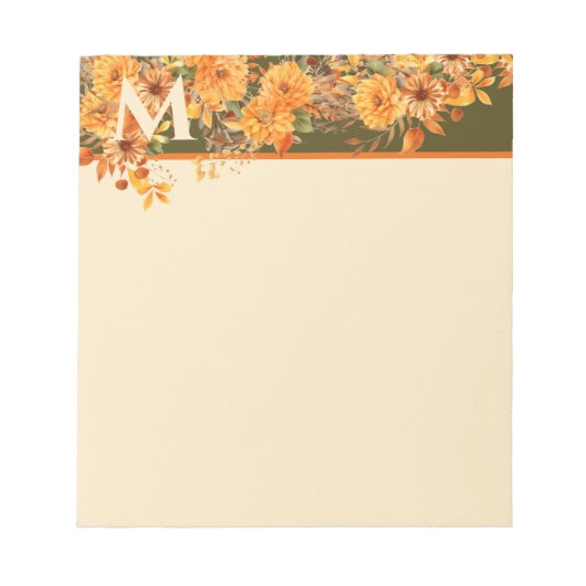 Bloc-notes festif d'automne (Devant)