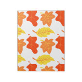 Bloc-notes feuille d'automne (Tourné)