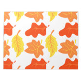 Bloc-notes feuille d'automne (Devant)