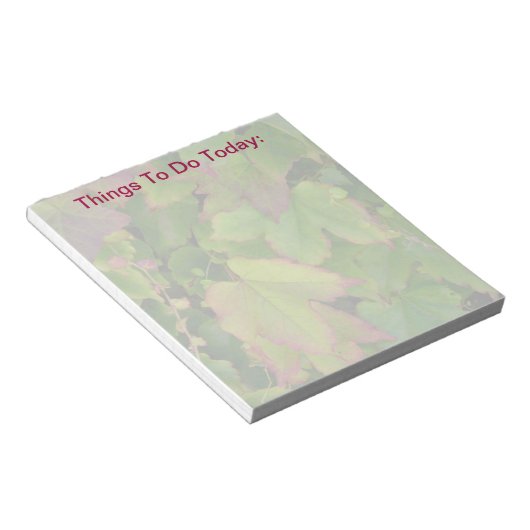 Bloc-notes : Feuilles à faire (Incliné)