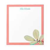 Bloc-notes Feuilles aquarelle (Devant)