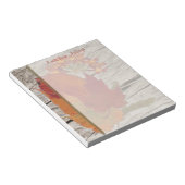 Bloc-notes Feuilles et fleurs d'automne séchées (Incliné)