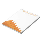 Bloc-notes feuilles orange botanique automne (Tourné)