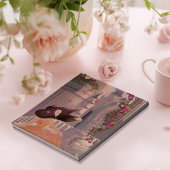 Bloc-notes Fille dansant près du château