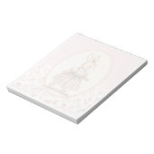 Bloc-notes Fille Lapin Vintage, Écriture Lapin Flo (Tourné)