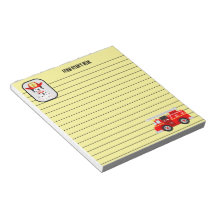 Bloc-notes Fire Pup et son camion de pompiers 5,5"