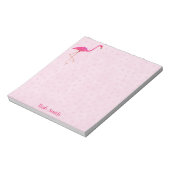 Bloc-notes Flamant rose rose (Tourné)
