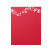 Bloc-notes - Flammes de neige de Noël (Tourné)